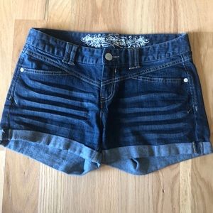 Express jean shorts